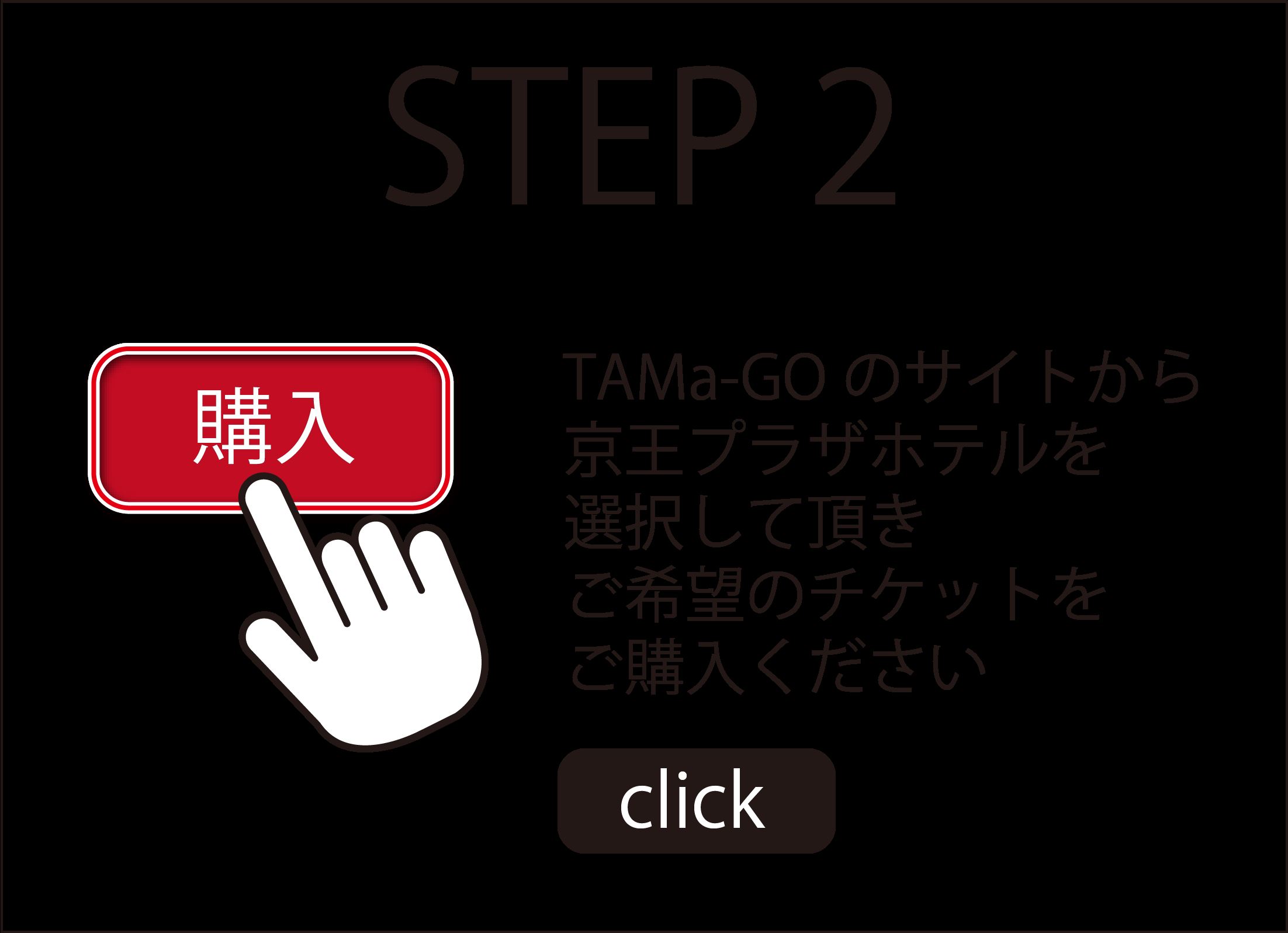 STEP 2 TAMa-GOのサイトから、リオ エース スロットを選択して頂き、ご希望のチケットをご購入ください